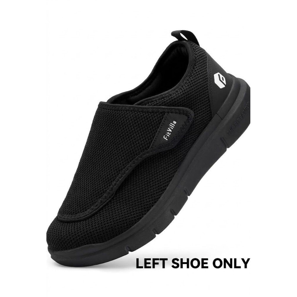 FitVille Diabetic Shoe Men 10W Extra Wide Left Only Neuropathy Slip-On